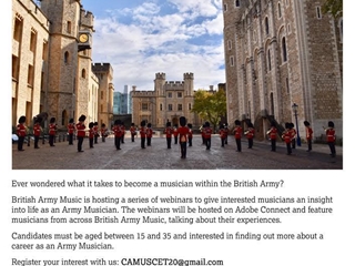 Careers in Music Opportunity: Live Webinar